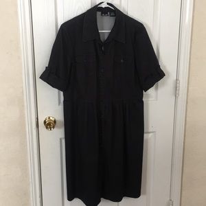 Classy Denim button down dress